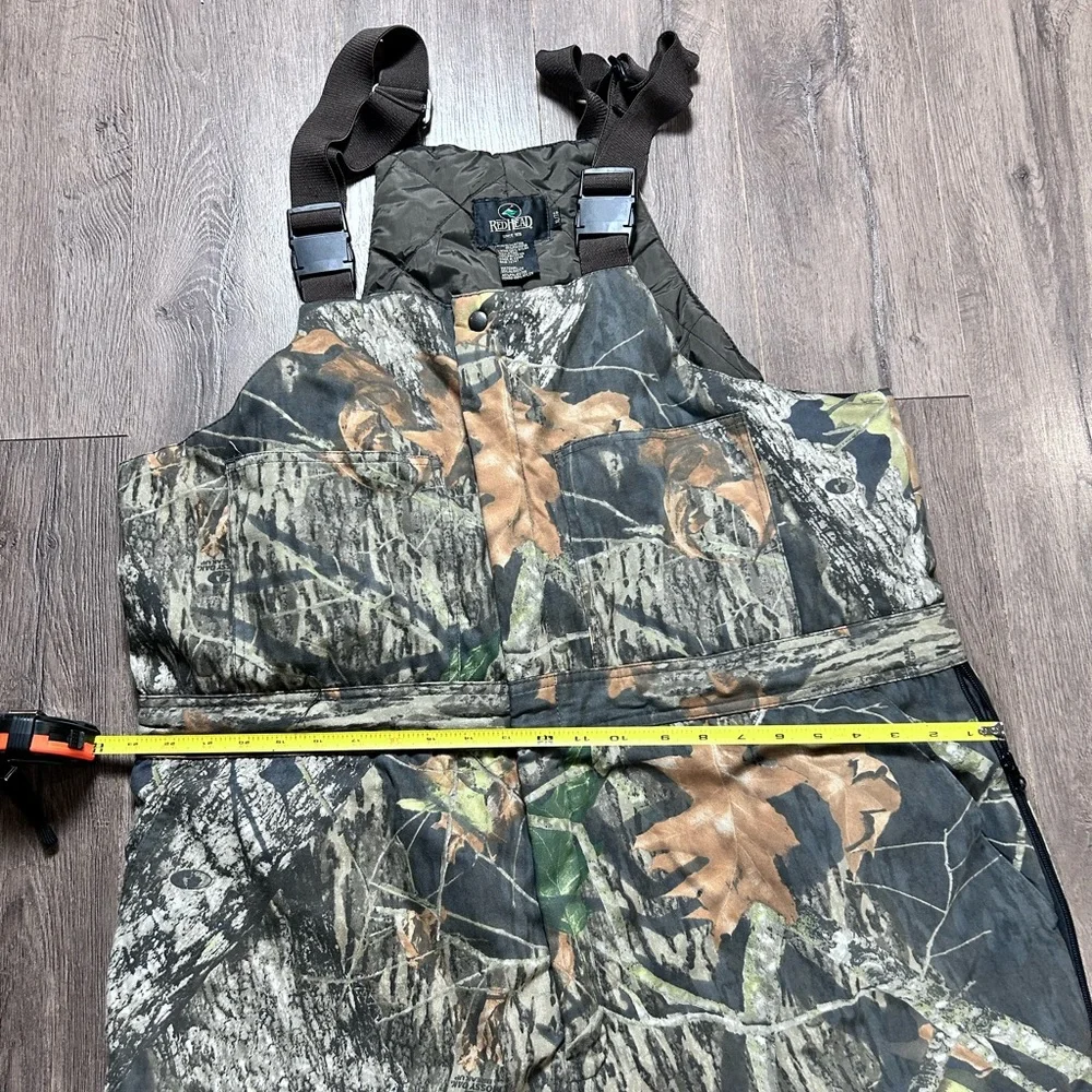 RedHead Camouflage Insulated Overalls zippers down both legs size XL - Picture 3 of 10